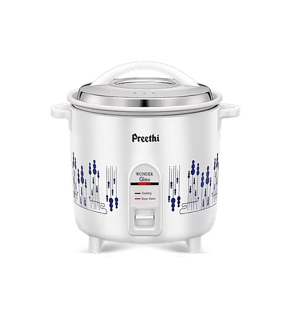 Preethi Glitter E 1.8 Ltr Rice Cooker (Double Pan)